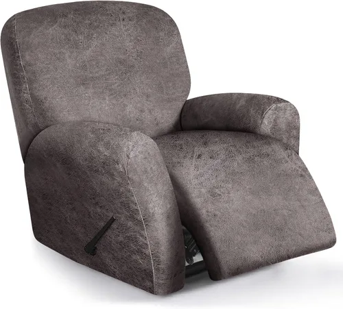 Miniatura 35 de molasofa Fundas de cuero para sillas reclinables, fundas para sillas reclinables grandes para silla reclinable, 4 piezas, fundas lavables que se