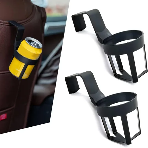 Miniatura 8 de Shakas 2 piezas de soportes para vasos para puerta de coche, con diseño de ventana lateral integrada, plástico hueco, instalación colgante