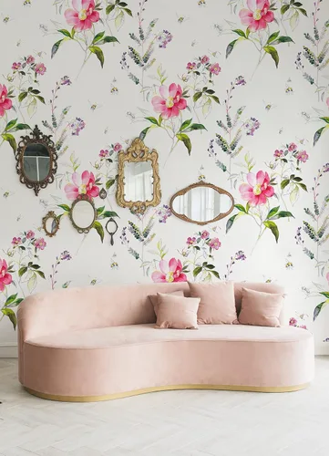 Miniatura 5 de A-Street Prints Mural de pared Sinclair rosa