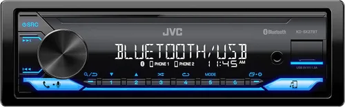 Miniatura 7 de JVC KW-SX88BT estéreo de coche Bluetooth de doble DIN con receptor multimedia digital y chasis poco profundo, pantalla de color variable, USB