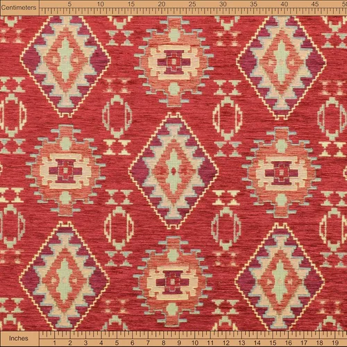 Miniatura 2 de The Yard Meter - Tapiz de tela para tapicería Kilim bohemio tribal del suroeste turco, persa, marroquí, mexicano, étnico mexicano (1 yarda
