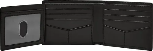 Miniatura 14 de Fossil Derrick - Cartera plegable de piel con bloqueo RFID y ventana de identificación abatible para hombre