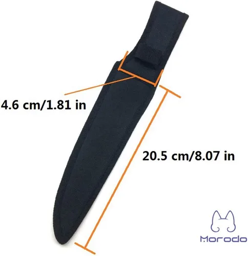 Miniatura 4 de Morodo Funda para cuchillo de chef de 8 pulgadas (nailon negro)