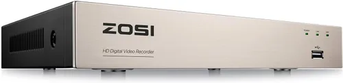 ZOSI H.265+8CH 1080P híbrido 4-en-1 analógico TVI/CVBS/AHD/CVI grabadores de video de vigilancia CCTV DVR sistema para 720P, cámaras de seguridad