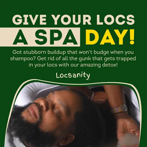 Miniatura 6 de Locsanity Detox para el cuero cabelludo de rastas - Polvo de limpieza profunda para rastas, acondicionador limpiador - Limpiador natural