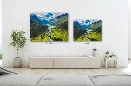 Miniatura 3 de SpiritualHands Lienzo decorativo para pared, diseño de lugares famosos del patrimonio mundial, carteles enmarcados escénicos, paisajes modernos, 23