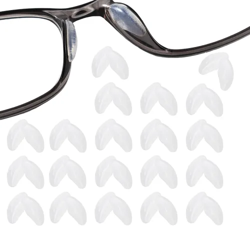 Miniatura 8 de 10 pares de almohadillas adhesivas para la nariz, en forma de guisante, silicona suave, almohadillas adhesivas para la nariz para lentes, anteojos