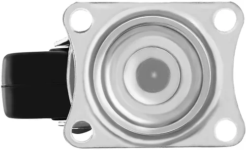 Miniatura 8 de Paquete de 4, 12 o 24 ruedas giratorias de goma con placa superior y rodamientos resistentes