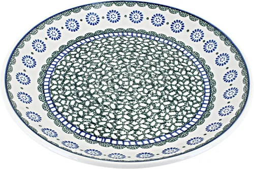 Miniatura 24 de Cerámica pulida de rosa azul – Plato de cena Athena marrón – 10.5 pulgadas de diámetro – Ideal para comidas diarias, comidas informales o como