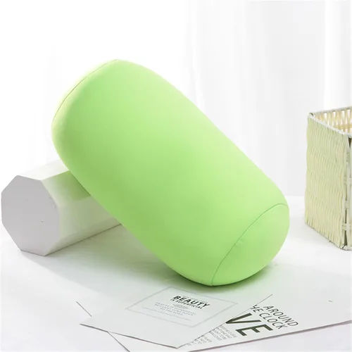 Miniatura 10 de ASkinds Almohada ortopédica de espuma viscoelástica para cuello cilíndrico redondo de microcuentas, 7 x 12 pulgadas