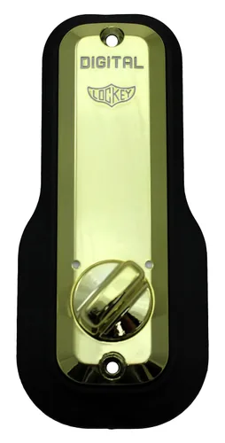 Miniatura 2 de Cerradura mecánica sin llave Lockey USA, Bright Brass, 1