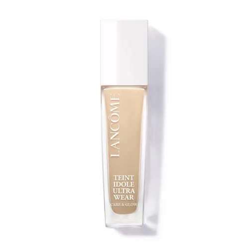 Lancôme Teint Idole Ultra Wear Care & Glow Base de Larga Duración con SPF 27, Cobertura Media Construible Hidratante y Acabado Luminoso