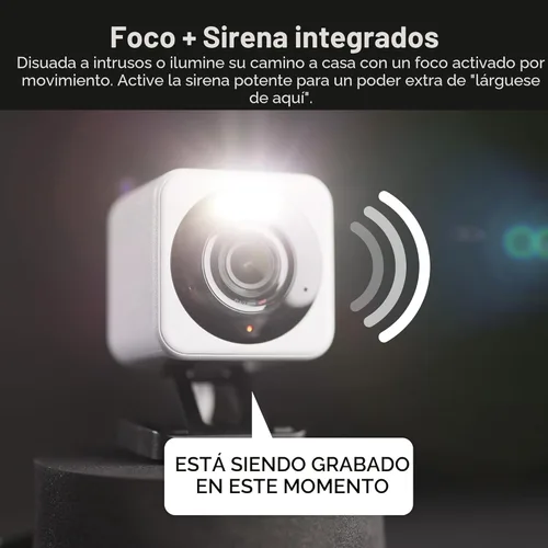 Miniatura 5 de WYZE Cam v4 (Modelo más reciente), Cámara de Seguridad AI de 2.5K, Cámaras para Interior/Exterior para Seguridad del Hogar, Monitor para Bebés