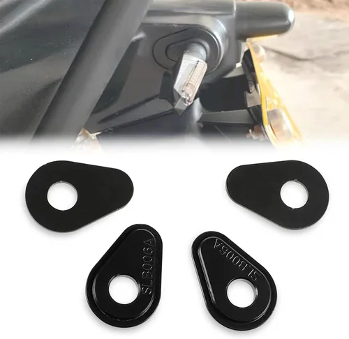 LQMY Accessories - 4 adaptadores de señal de giro de motocicleta negros para FZ 09 MT09 MT07 2014-2022 Tenere 700 2019-2021 Tracer 900 FJ09