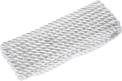 Miniatura 6 de Attwood 11706-7 Premium 3-Strand Twisted Nylon Dock Line, 1/2-Inch Thick, 15 Feet Long, Pre-Spliced One End, White (Pack of 3)