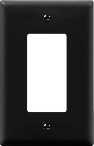 Miniatura 21 de ENERLITES Placa de pared decorativa para interruptor de luz o tomacorriente, acabado brillante, tamaño extra grande de 1 gang 5.5" x 3.5", Marrón