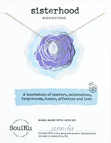 Miniatura 52 de SoulKu Luxe Inspirational Necklace, Empowerment Jewelry, Handcrafted Necklace For Women, Gift For Mom, 2" Extender With Lobster Clasp, 16" Nylon Cord