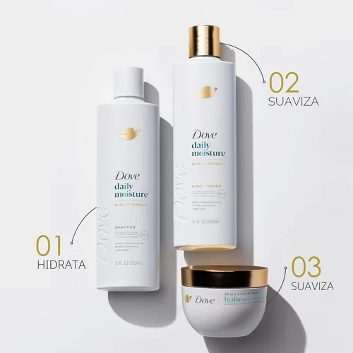 Miniatura 10 de Dove Daily Moisture Champú para hidratación diaria, 12 oz, 4