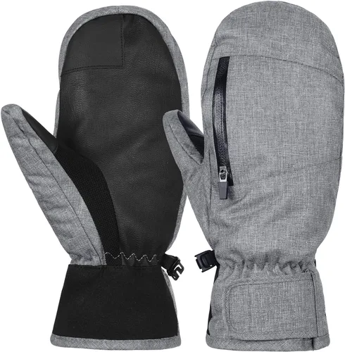 American Trends Guantes de esquí para mujeres y hombres, impermeables, guantes de nieve de invierno, guantes de esquí para clima frío, snowboard,