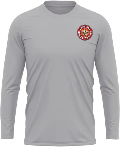 Miniatura 383 de Camisa deportiva de manga larga oficial de la NCAA Collegiate para hombre, con logotipo en el pecho izquierdo, colección Athletic Heather