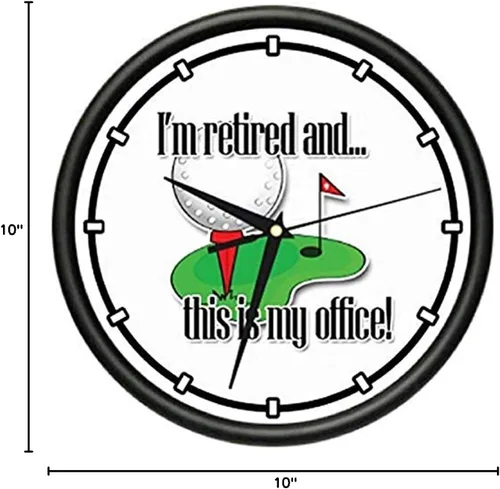 Miniatura 2 de SignMission Jubilado 1 Reloj de pared Jubilado Jubilado Ciudadano Mayor Trabajo Libre Hombre Viejo Regalo