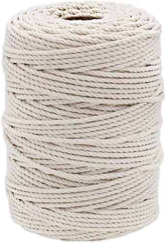 Miniatura 8 de Tenn Well Cordel de algodón para carniceros, 328 pies de 0.059 in, apto para alimentos, cuerda de cocina para cocinar, atar, asar, asar