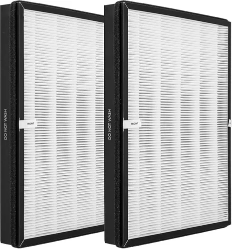 Paquete de 2 filtros de repuesto TT-AP003 para purificador de aire TaoTronics TT-AP003 y purificador de aire VIVOSUN 5 en 1, 3 en 1, H13 True HEPA