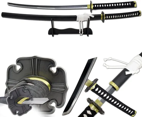 Miniatura 12 de Snake Eye Tactical Clásica - Espada samurái Katana de dos tonos con soporte de exhibición