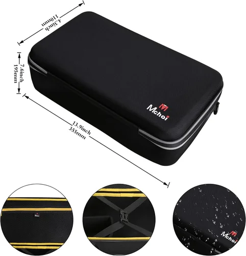 Miniatura 8 de Mchoi Funda de transporte a prueba de golpes compatible con la sierra recíproca DEWALT 20V MAX XR DCS354B / DCS367B, solo funda