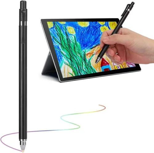 Bolígrafo universal, lápices de batería con alta sensibilidad y rechazo de palma, bolígrafo de tableta de teléfono de doble cabeza para iOS para LG