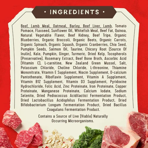 Miniatura 8 de Stella & Chewy's SuperBlends Granos Saludables Crudos con Recubrimiento Hígado de Res Alimentado con Pasto, Receta de Hígado de Res y Cordero