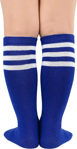 Miniatura 3 de Zando Calcetines de fútbol para niños, transpirables, hasta la rodilla, sin costuras, calcetines de béisbol para niños pequeños, calcetines de tubo