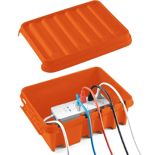 Miniatura 14 de SockitBoX Caja Eléctrica Original para Exteriores Impermeable - Pequeña Cubierta de Cable de Extensión para Exteriores con 6 Entradas de Cable