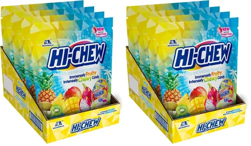 Miniatura 8 de HI-CHEW Mezcla Superfruit, 3.17 oz, 6 piezas, sin gluten, elaborada con sabores de frutas naturales y artificiales