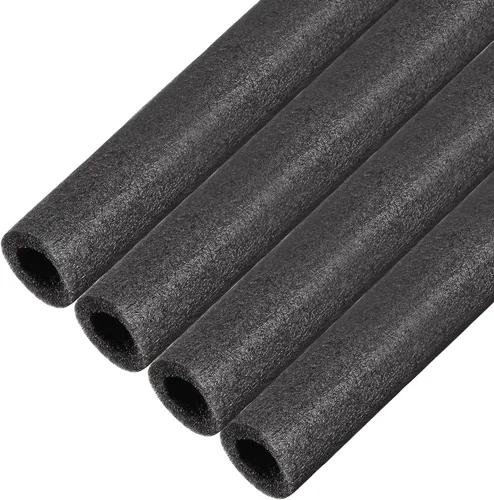 uxcell Tubo de espuma de 1.64 pies de longitud 0.6 pulgadas de diámetro interior, 0.98 pulgadas de diámetro exterior, cubierta de tubo hueco para