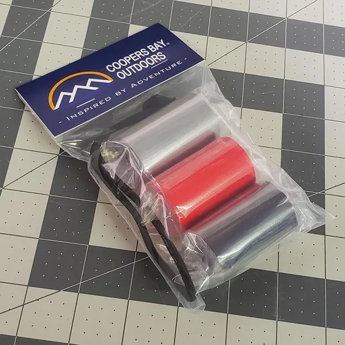 Miniatura 7 de Mini cinta adhesiva – Rollos de bolsillo resistentes para camping, viajes, medicina, ciclismo, vehículo, etc. – Paquete de 3 – 2 pulgadas de ancho x
