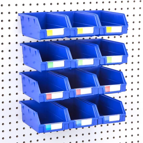 Miniatura 38 de Papeleras de Pegboard – tamaños 3.5", 5", o 7" Negro