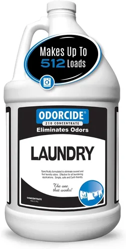 Odorcide – Eliminador Concentrado de Olores para Lavandería de 1 Galón para Olores Fuertes, para Todos los Usos de Lavandería – Neutralizador de