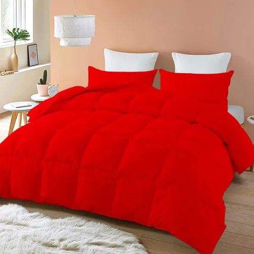Miniatura 8 de SLEEP-NEST Edredón Queen de gran tamaño de 98 x 98 pulgadas, relleno de edredón alternativo de plumón de lujo para todas las estaciones, juego de 3