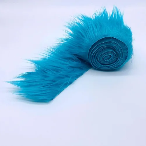 Miniatura 7 de Ice Fabrics Craft - Rollos precortados de tela de piel sintética, tiras de tela mohair de 2 x 60 pulgadas, súper suaves y mullidos, perfectos