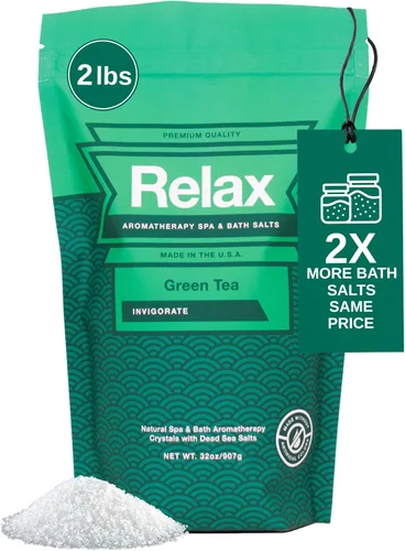 Miniatura 13 de Relax Spa & Bath Paquete variado de sales de baño de aromaterapia para bañera de hidromasaje, baño o spa, cuatro bolsas de 2 libras infundidas