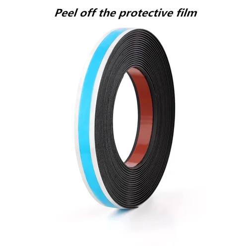 Miniatura 7 de Moldura Metálica Plateada Flexible de PVC Decorativa Cinta para Borde de Espejo Autoadhesiva Vibrante Brillante como Espejo Moldura Decorativa