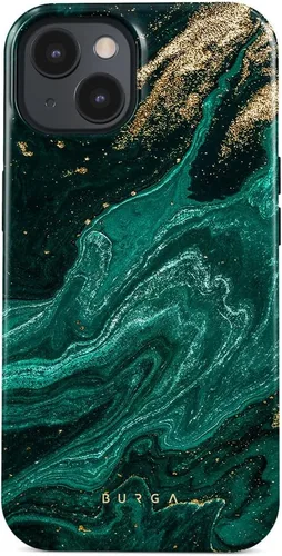 Miniatura 81 de BURGA - Funda compatible con iPhone 12, apta para carga inalámbrica, carcasa rígida híbrida de 2 capas + funda de silicona, resistente, ajuste