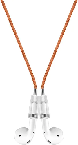Miniatura 9 de Correa de cuello antipérdida para AirPods, cadena de collar magnética fuerte de cuero PU, compatible con AirPods 1&2 / 3ª generación / Pro / Pro 2