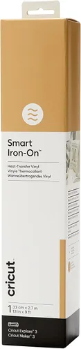 Miniatura 3 de Cricut Smart 2008695 - Vinilo termotransferible para planchar, 1 lámina, 13.0 in x 3.0 ft, blanco, (3 pies), 2008695