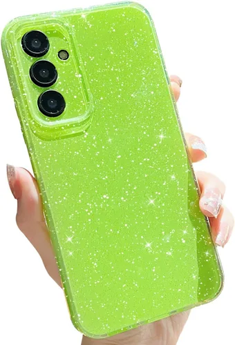 Miniatura 78 de MINSCOSE Funda compatible con Samsung Galaxy A14 5G, bonita funda delgada con purpurina fina, a prueba de golpes, de TPU para mujeres y niñas