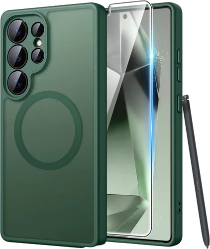 Miniatura 373 de FNTCASE - Funda para iPhone 16 Pro: magnética, mate, translúcida, de grado militar, protectora contra caídas, resistente, fina, duradera y a prueba