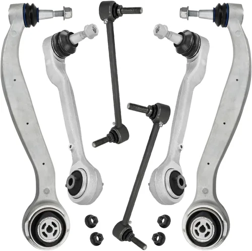 Miniatura 308 de Detroit Axle - Kit de extremo delantero para Chrysler 300 Dodge Charge Challenger 2011-2023, 2 brazos de control inferiores traseros 2 rótulas