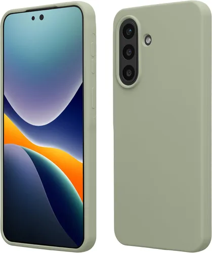 Miniatura 9 de kwmobile Funda Compatible con Samsung Galaxy A14 5G - Funda de teléfono de TPU y silicona con acabado suave - Verde Lima
