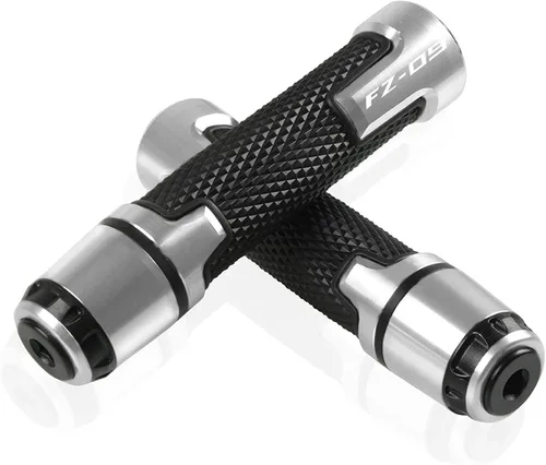 Miniatura 11 de Tapón para manillar de motocicleta, pomos antideslizantes para mango de scooter extremos de manillar de mano de 7/8 pulgadas, 0.866 in con logotipo